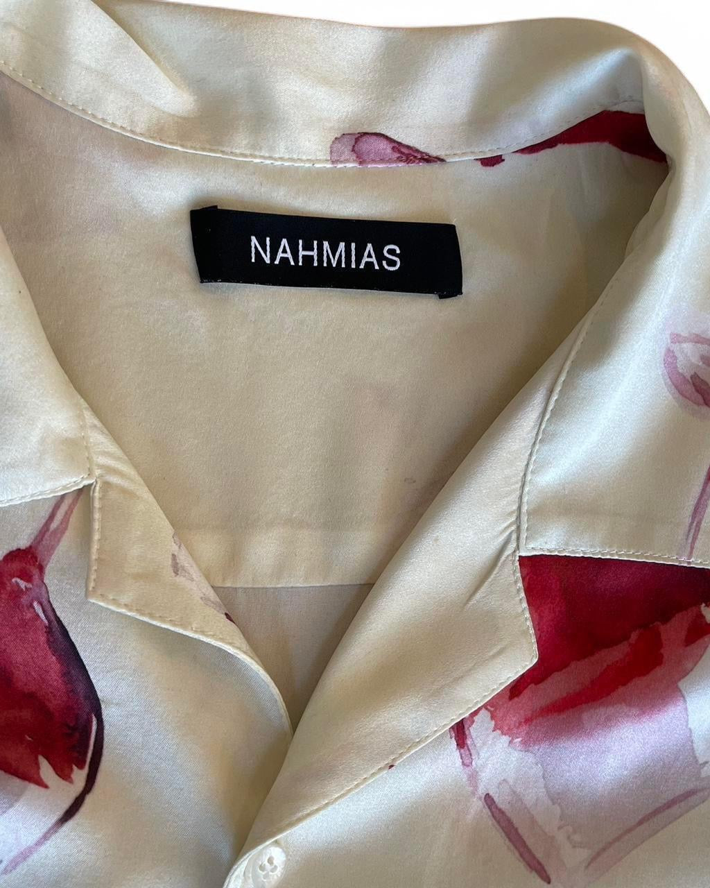 Wine Glass Print Shirt