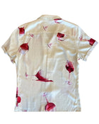 Wine Glass Print Shirt