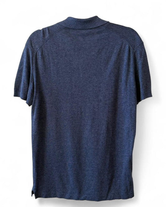 Blue Sweater Bowling Shirt